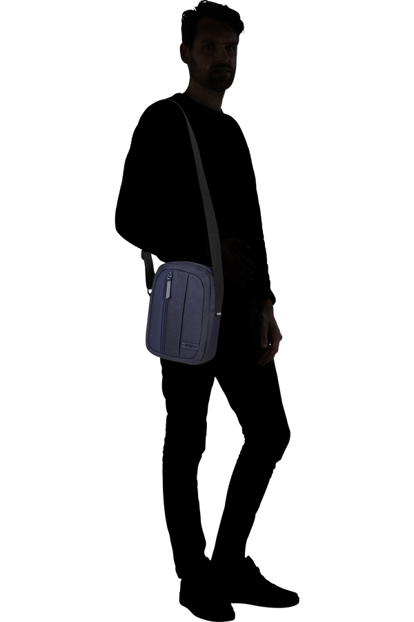 American Tourister Streethero Cross-Over  Navy Melange