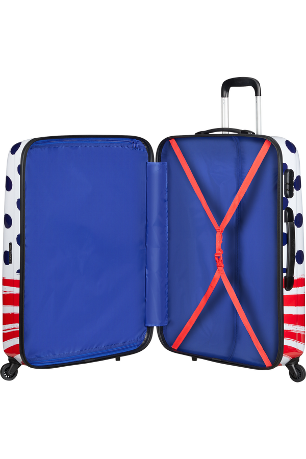 American Tourister Disney Legends Spinner 75cm  Minnie Blue Dots