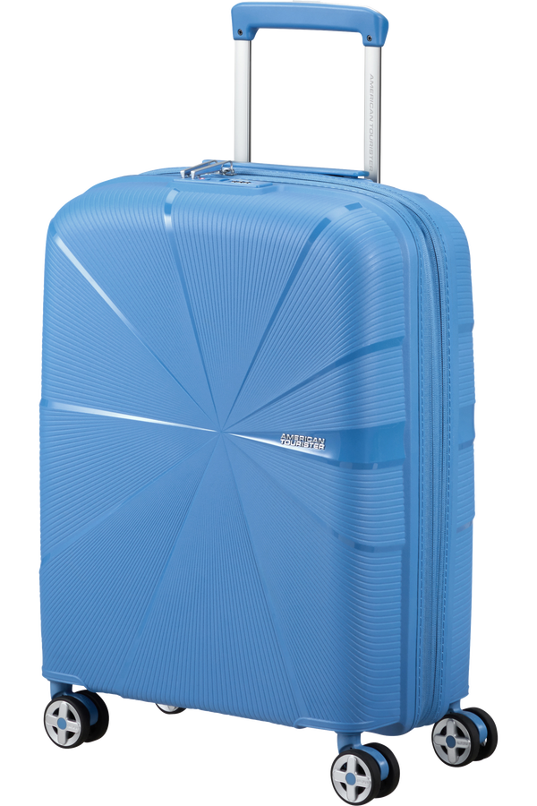 American Tourister Starvibe Spinner Expandable TSA 55cm Tranquil Blue