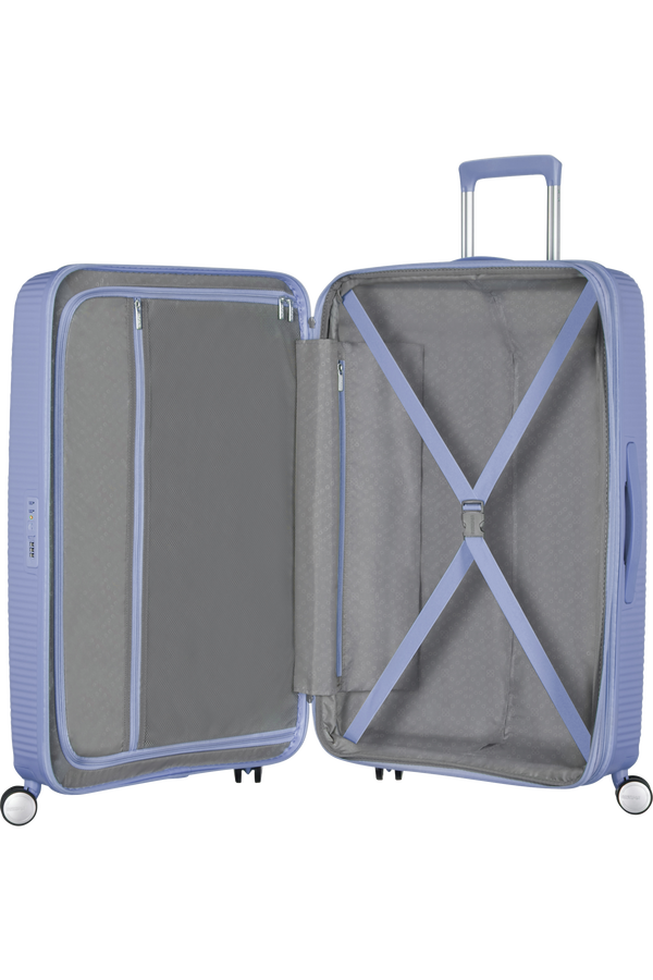 American Tourister Soundbox Spinner 77  Denim Blue