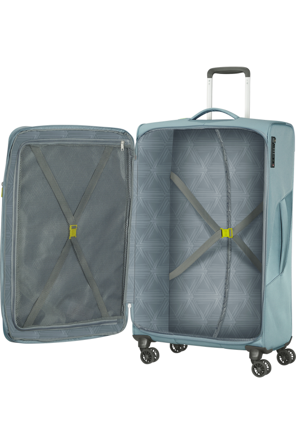 American Tourister Summerfunk Spinner Exp TSA 79cm  Metal Grey American Tourister Summerfunk Spinner Exp TSA 79cm  Metal Grey