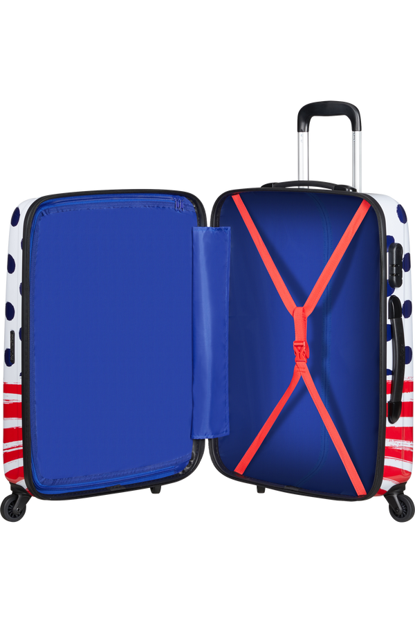 American Tourister Disney Legends Spinner 65cm  Minnie Blue Dots American Tourister Disney Legends Spinner 65cm  Minnie Blue Dots