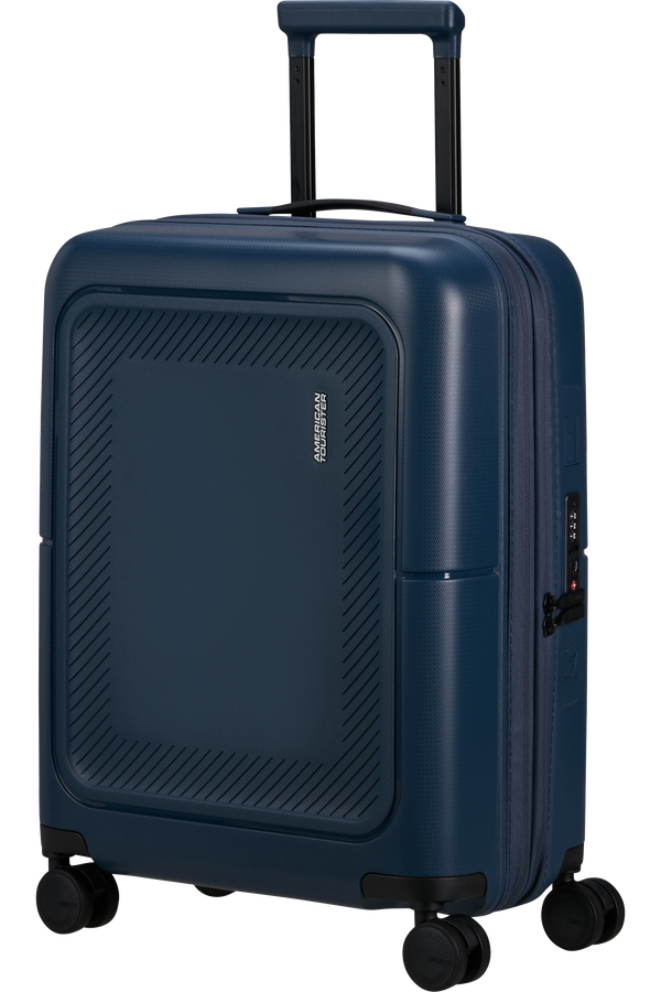 American Tourister DashPop Spinner Expandable TSA 55cm Midnight Blue