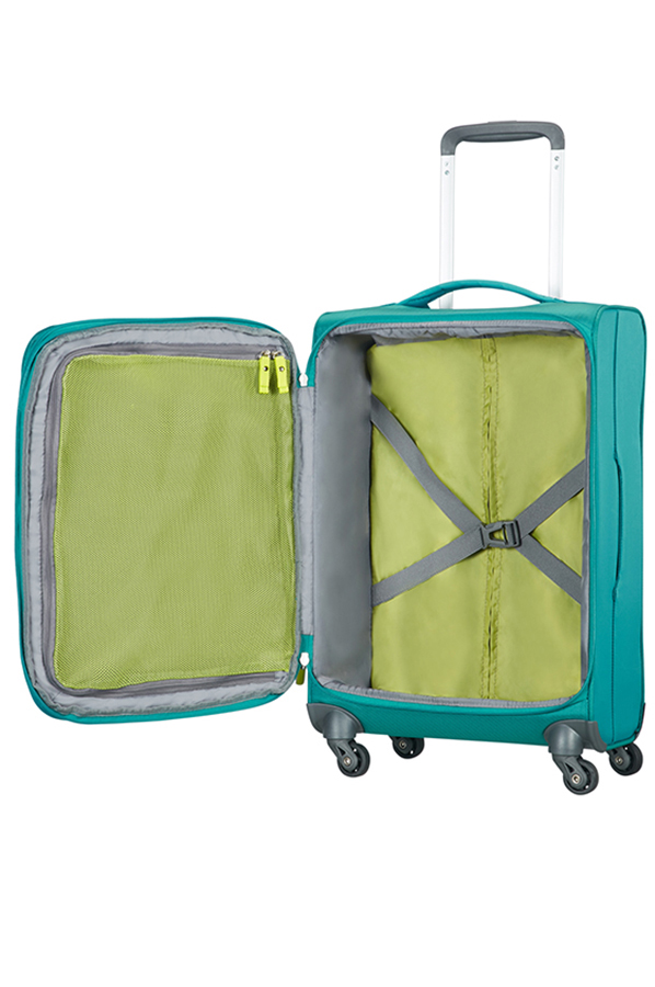 american tourister herolite super light spinner 55